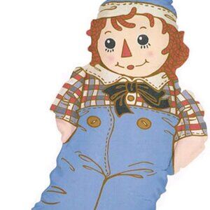 1 RAGGEDY ANDY SUPER SHAPE FOIL MYLAR BALLOON NEW